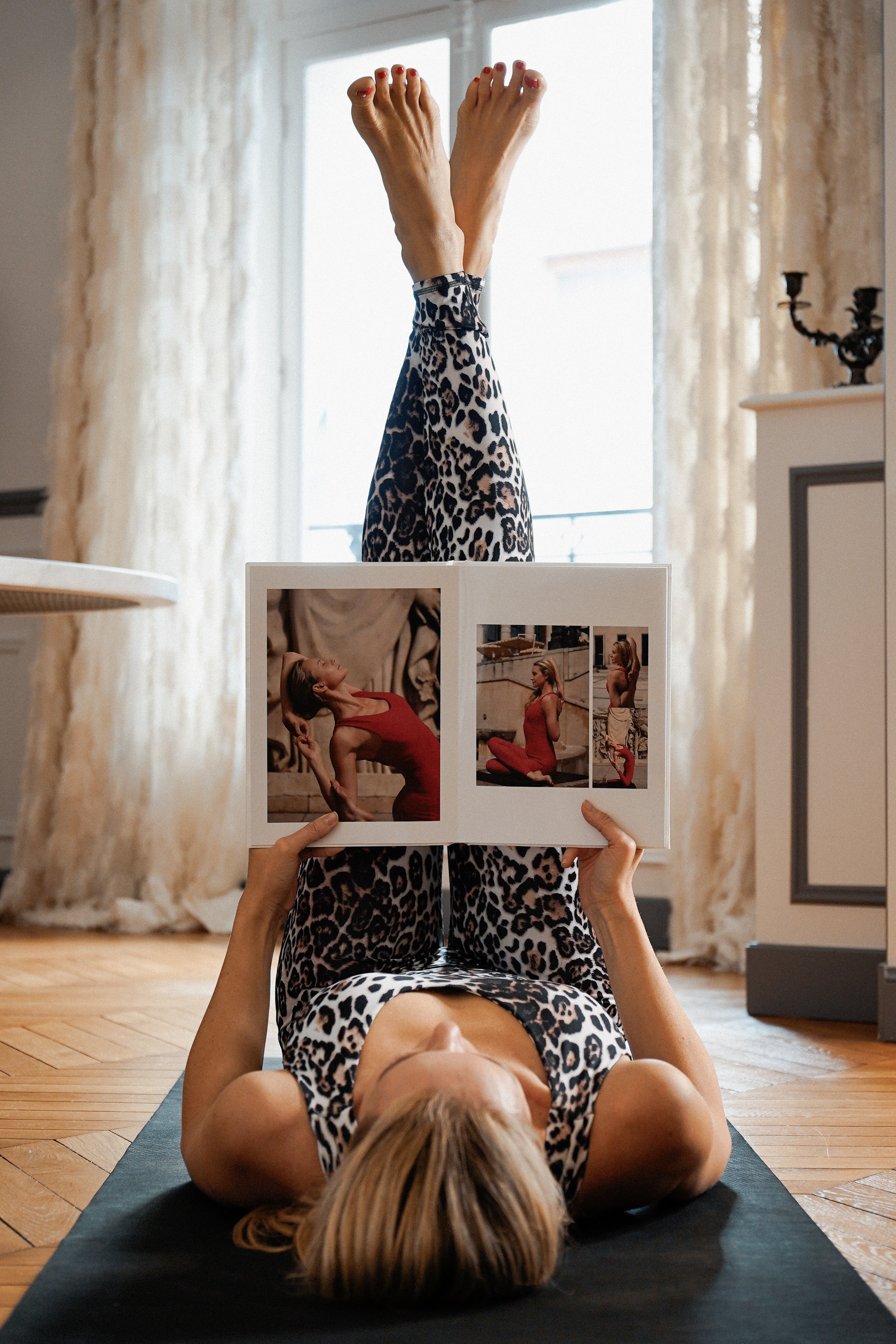 Second Skin Yoga Jumpsuit – Snow Leopard